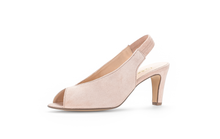 Load image into Gallery viewer, GABOR - 61.800.10 - PEEP TOE SLING BACK SHOE - Suede Leather - Blush