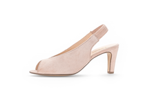 Load image into Gallery viewer, GABOR - 61.800.10 - PEEP TOE SLING BACK SHOE - Suede Leather - Blush