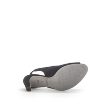 Load image into Gallery viewer, GABOR - 61.800.17 - PEEP TOE SLING BACK SHOE - Suede Leather - Black