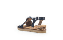 Load image into Gallery viewer, GABOR (Rich) - 62.751.26 - STRAPPY WEDGE SANDAL - Navy Blue