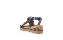 Load image into Gallery viewer, GABOR (Rich) - 62.751.26 - STRAPPY WEDGE SANDAL - Navy Blue