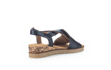 Load image into Gallery viewer, GABOR (Rich) - 62.751.26 - STRAPPY WEDGE SANDAL - Navy Blue