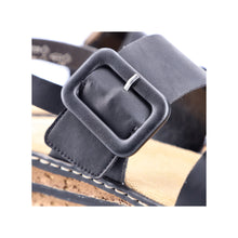 Load image into Gallery viewer, RIEKER - 62950-00 - WEDGE STRAP SANDAL - Black