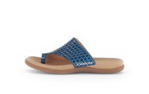 GABOR - 63.700.99 - LANZAROTE SLIP ON MULE - Blue Patent
