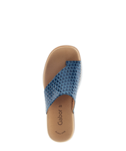 Load image into Gallery viewer, GABOR - 63.700.99 - LANZAROTE SLIP ON MULE - Blue Patent