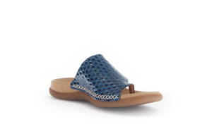 GABOR - 63.700.99 - LANZAROTE SLIP ON MULE - Blue Patent