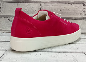 REMONTE - D0913-31 - LACE UP TRAINER - Fuchsia Pink