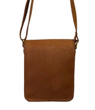 Load image into Gallery viewer, Rutland - Full FLAPOVER Cross Body BAG - Brandy (RRP £85)