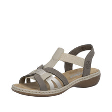 Load image into Gallery viewer, RIEKER - 65918-64 - SANDAL - Grey multi