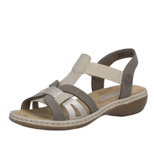 Load image into Gallery viewer, RIEKER - 65918-64 - SANDAL - Grey multi