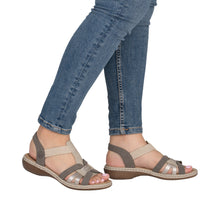 Load image into Gallery viewer, RIEKER - 65918-64 - SANDAL - Grey multi