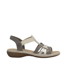 Load image into Gallery viewer, RIEKER - 65918-64 - SANDAL - Grey multi