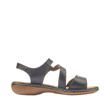 Load image into Gallery viewer, RIEKER - 659C7-00 - SANDAL - Black