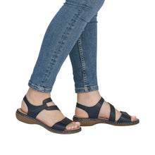 Load image into Gallery viewer, RIEKER - 659C7-16 - SANDAL - Navy