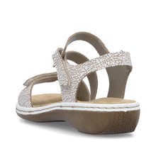 Load image into Gallery viewer, RIEKER - 659C7-81 - SANDAL - White (Beige crackle)