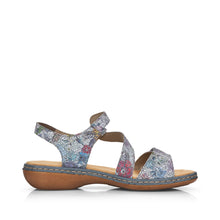 Load image into Gallery viewer, RIEKER - 659C7-90 - SANDAL - Blue multi