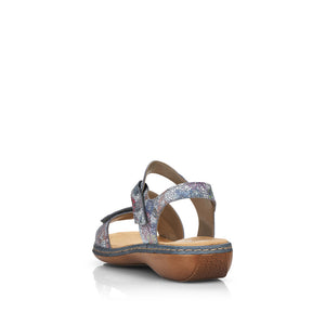 RIEKER - 659C7-90 - SANDAL - Blue multi