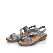 Load image into Gallery viewer, RIEKER - 659C7-90 - SANDAL - Blue multi