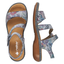 Load image into Gallery viewer, RIEKER - 659C7-90 - SANDAL - Blue multi