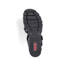 Load image into Gallery viewer, RIEKER - 68063-00 - WEDGE SANDAL - Black
