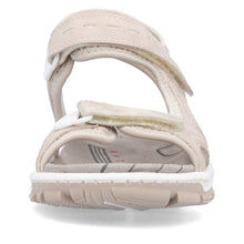 Load image into Gallery viewer, RIEKER - 68866-31 - WALKING SANDAL - Cream/Rose Gold