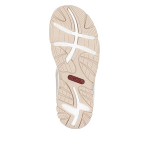 RIEKER - 68866-31 - WALKING SANDAL - Cream/Rose Gold