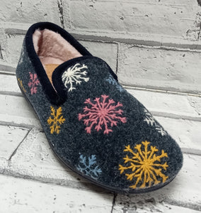 TONI PONS - CARME-CP - WEDGE SLIPPER - Navy multi