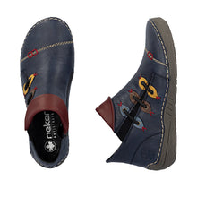 Load image into Gallery viewer, RIEKER - 72581-14 - ZIP ANKLE BOOT - Blue multi