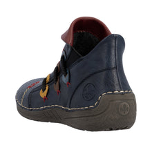 Load image into Gallery viewer, RIEKER - 72581-14 - LOW Zip ANKLE BOOT - Blue Multi (NEW IN)