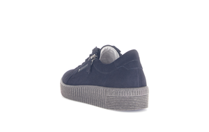 GABOR (Wisdom) - 73.334.18 - LACE UP/ZIP SNEAKER STYLE TRAINER/SHOE - Navy Blue
