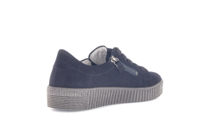 GABOR (Wisdom) - 73.334.18 - LACE UP/ZIP SNEAKER STYLE TRAINER/SHOE - Navy Blue