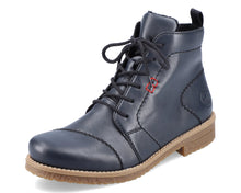Load image into Gallery viewer, RIEKER - 73500-14 - ZIP/LACE BOOT - Ocean Blue (NEW IN)