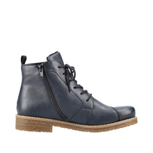 Load image into Gallery viewer, RIEKER - 73500-14 - ZIP/LACE BOOT - Ocean Blue (NEW IN)
