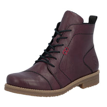 Load image into Gallery viewer, RIEKER - 73500-30 - ZIP/LACE BOOT - Dark Burgundy (NEW IN)