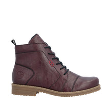 Load image into Gallery viewer, RIEKER - 73500-30 - ZIP/LACE BOOT - Dark Burgundy (NEW IN)