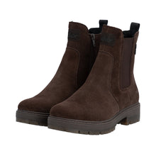 Load image into Gallery viewer, RIEKER - 75860-25 - CALF LENGTH ZIP BOOT - Brown Nubuck (NEW IN)