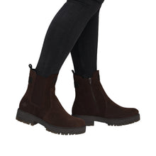 Load image into Gallery viewer, RIEKER - 75860-25 - CALF LENGTH ZIP BOOT - Brown Nubuck (NEW IN)