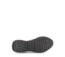 Load image into Gallery viewer, GABOR (HOLYWELL) - 76.378.67 - ZIP/LACE UP WEDGE TRAINER - Black/Gold/Whisky