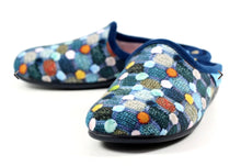 Load image into Gallery viewer, LUNAR - CRACKLE MULE SLIPPER - Blue Multi (NEW IN)