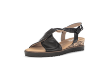 Load image into Gallery viewer, GABOR (Rich) - 82.751.27 - STRAPPY WEDGE SANDAL - Black