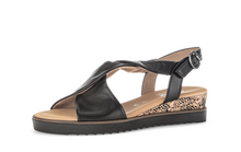 Load image into Gallery viewer, GABOR (Rich) - 82.751.27 - STRAPPY WEDGE SANDAL - Black