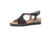 Load image into Gallery viewer, GABOR (Rich) - 82.751.27 - STRAPPY WEDGE SANDAL - Black