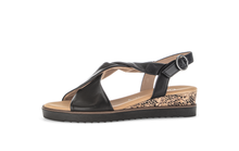 Load image into Gallery viewer, GABOR (Rich) - 82.751.27 - STRAPPY WEDGE SANDAL - Black
