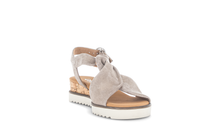 Load image into Gallery viewer, GABOR (Rich) - 82.751.95 - STRAPPY WEDGE SANDAL - Taupe Metallic