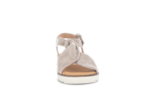 Load image into Gallery viewer, GABOR (Rich) - 82.751.95 - STRAPPY WEDGE SANDAL - Taupe Metallic