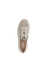Load image into Gallery viewer, GABOR (Wisdom) - 83.334.60 - LACE UP SNEAKER STYLE TRAINER/SHOE - Mushroom Metallic