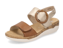 Load image into Gallery viewer, REMONTE - R6853-90 - STRAP SANDAL - Tan/Beige