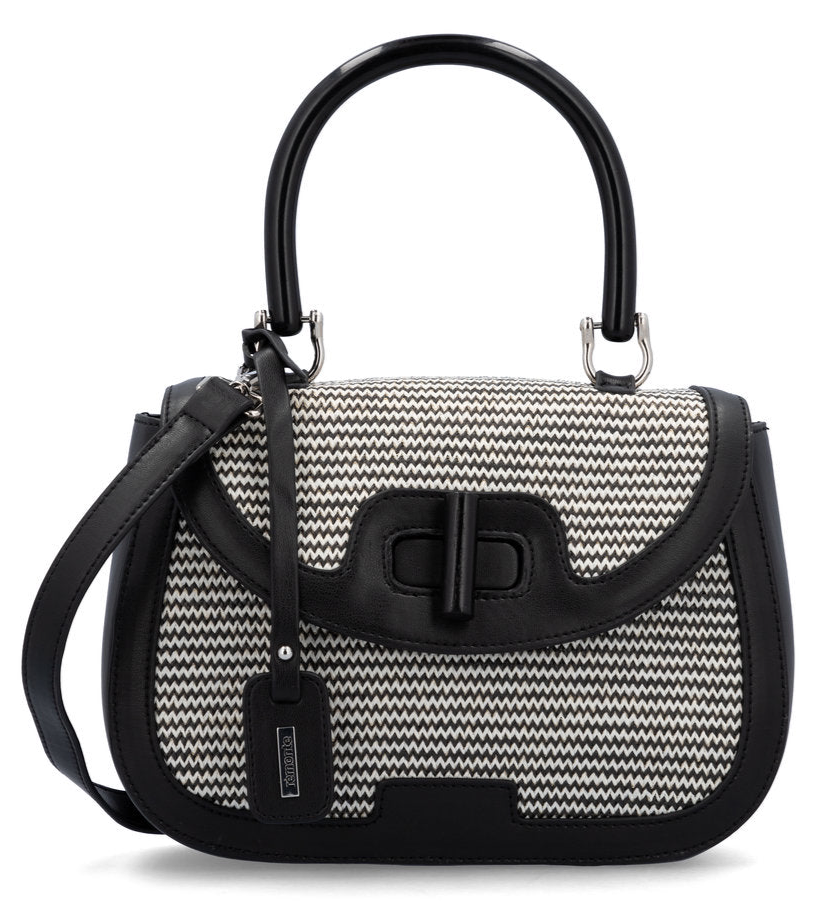 REMONTE - Q0644-01 - HAND/CROSS BODY BAG - Black/Cream