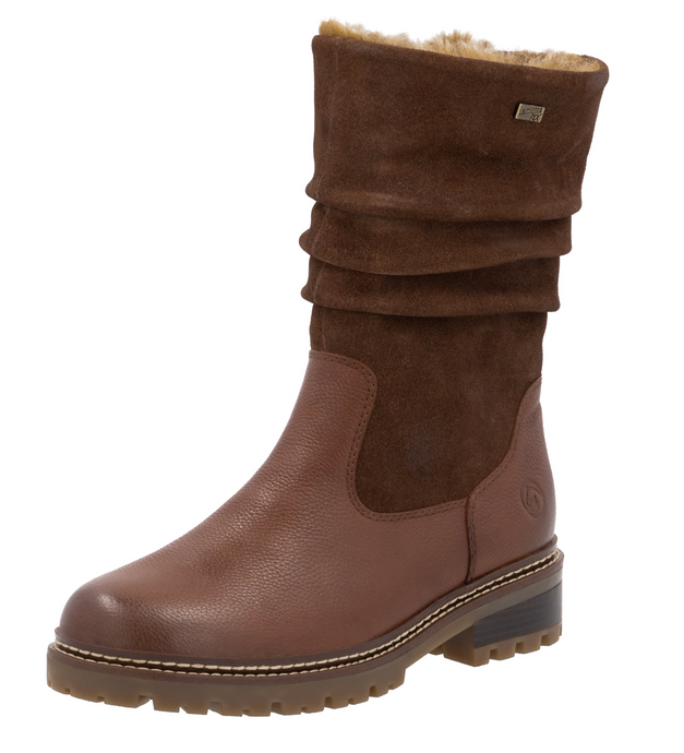 REMONTE - D0B80-24 - MID-CALF BOOT (Water Resistant) - Tan