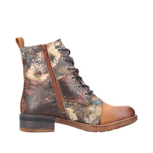 Load image into Gallery viewer, RIEKER - 94611-90 - LACE UP/ZIP ANKLE BOOT (Water Resistant) - Tan multi